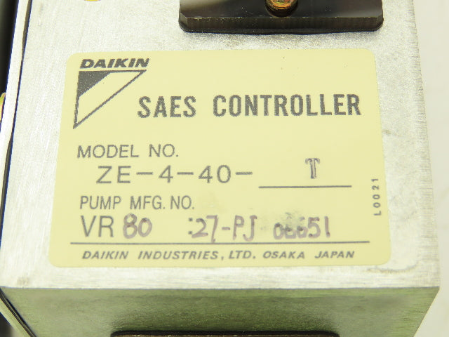 Daikin ZE-4-40-T VR80 SAES Pump Controller for VR Series Hydraulic Pumps