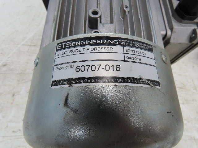 Copperhead ETS Engineering E2N Robot Welding Electrode Tip Dresser 2Hp 480V 3PH