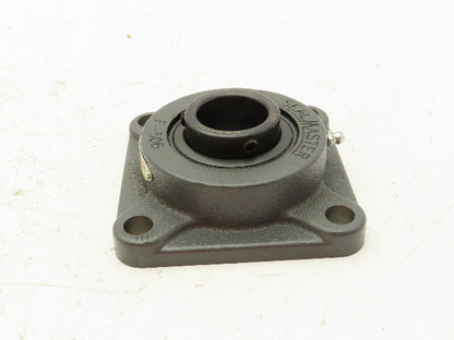 Seal Master SF-207 Flange Mount Ball Bearing 4 Bolt 35MM Bore Cast Iron