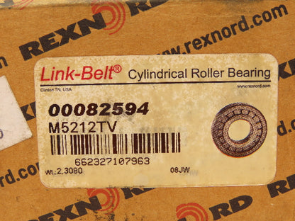 Rexnord M5212TV Cylindrical Roller Bearing  60MM Bore 110MM OD 1.4375MM Width