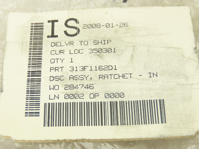 P&H 313F1162D1 Bonded Friction Disc Ratchet Assembly 2-5/8" Bore