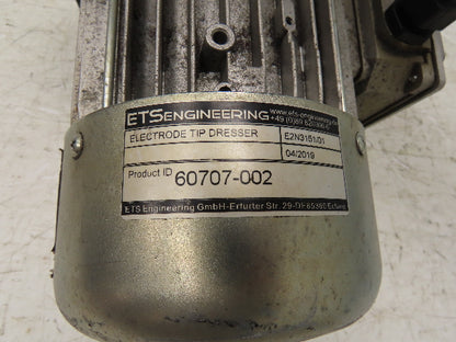 Copperhead ETS Engineering E2N Robot Welding Electrode Tip Dresser 2Hp 480V 3PH