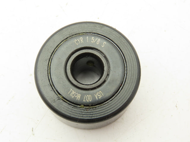McGill CYR 1 5/8 S Crowned & Flat Yoke Roller 7/16" Bore 1-5/8" OD 7/8" Width