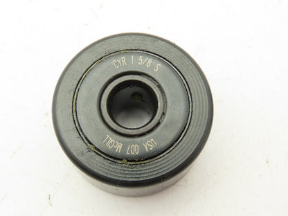 McGill CYR 1 5/8 S Crowned & Flat Yoke Roller 7/16" Bore 1-5/8" OD 7/8" Width