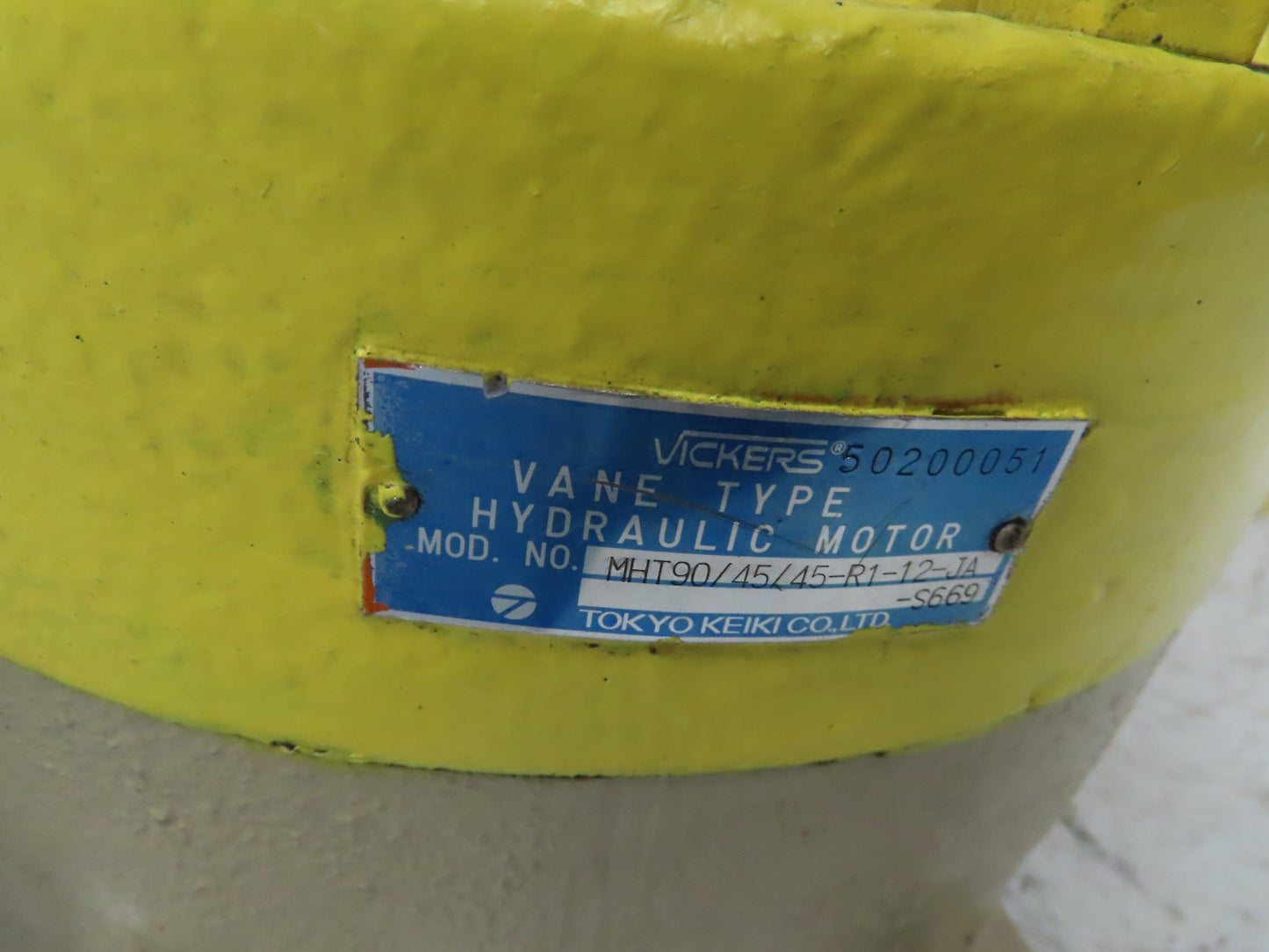 Vickers MHT90/45/45 Hydraulic Vane Motor High Torque 10-300RPM 88GPM