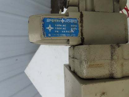 Vickers MHT90/45/45 Hydraulic Vane Motor High Torque 10-300RPM 88GPM