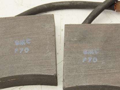 SMC F70 Carbon Motor Brush 1/2" x 1.5" x 2" Lot of 6