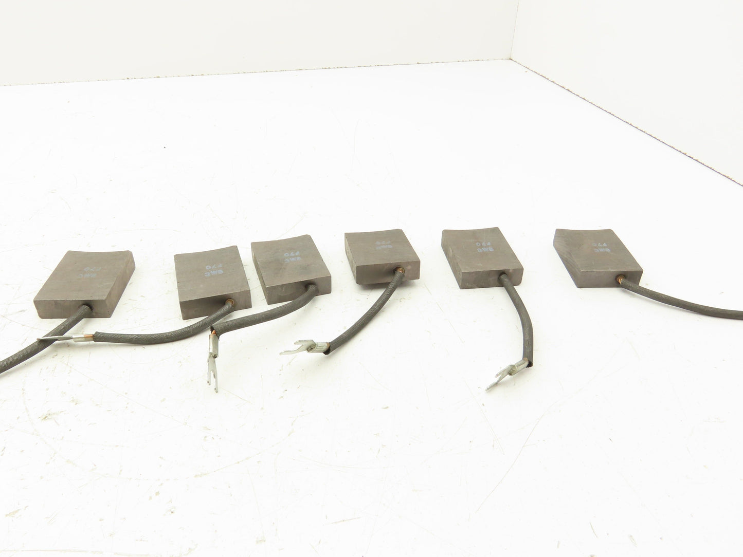 SMC F70 Carbon Motor Brush 1/2" x 1.5" x 2" Lot of 6