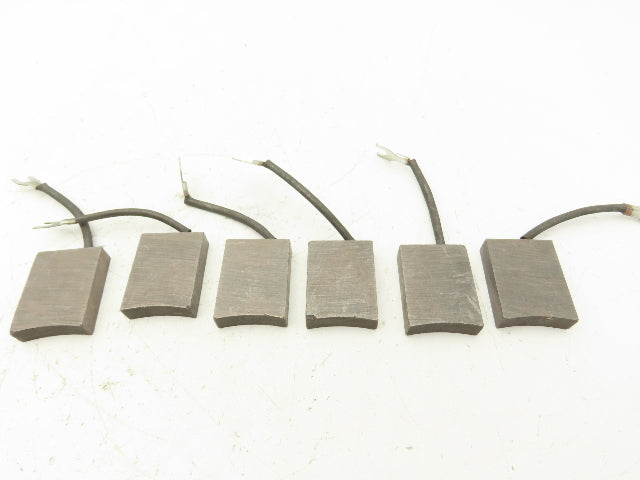 SMC F70 Carbon Motor Brush 1/2" x 1.5" x 2" Lot of 6