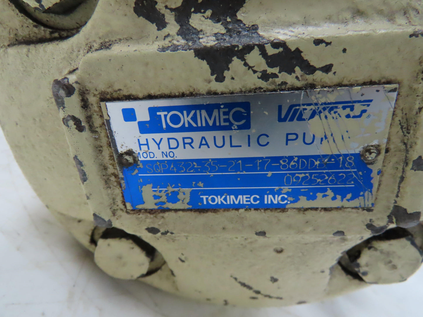 Tokimec Vickers SQP432-35-21-17-86DDB-18 Hydraulic Triple Vane Pump