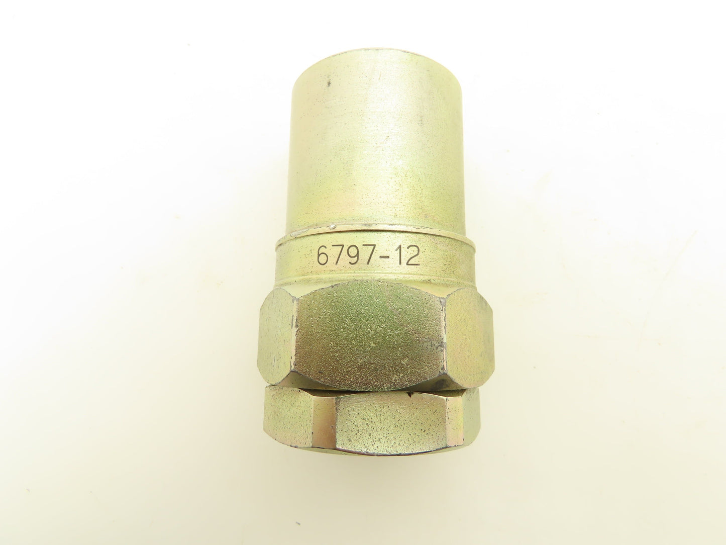 Brennan 6797-12 Long End Hydraulic Connector Non-Latching Lot of 2