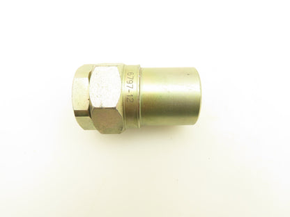 Brennan 6797-12 Long End Hydraulic Connector Non-Latching Lot of 2