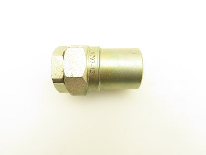 Brennan 6797-12 Long End Hydraulic Connector Non-Latching Lot of 2