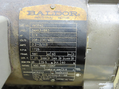 Viking GP-0711-G00 Hydraulic Gear Pump 11.2GPM 3/4Hp 230/460V 40 Gallon Tank