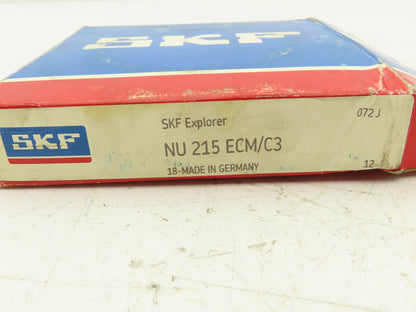 SKF NU 215 ECM/C3 Cylindrical roller bearing 75MM Bore 130MM OD 25MM Width