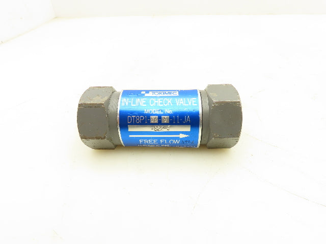 Vickers DT8P1-06-5-11-JA Tokimec In-line Check Valve 3/4" NPT