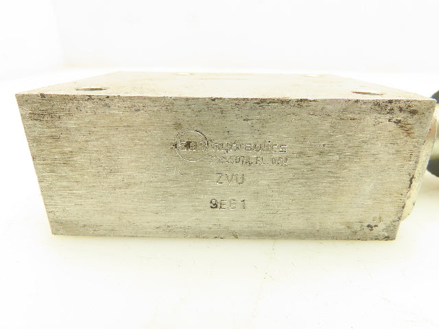 Sun Hydraulics ZVU Hydraulic Gasket Mount Manifold