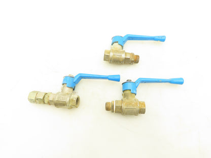Festo QH-3/8 Pneumatic 2-Way Ball Valve 3/8" 435 PSI  Lot of 3