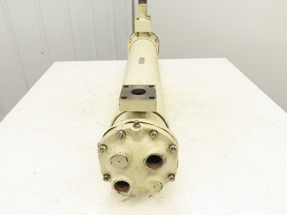 CLB-0914 Oil Cooler Heat Exchanger 4 Pass Shell Tube Type 5.5"x35.5"