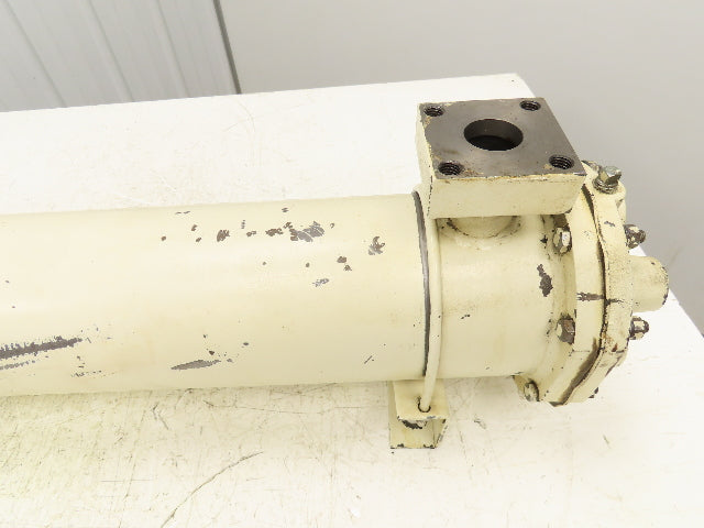 CLB-0914 Oil Cooler Heat Exchanger 4 Pass Shell Tube Type 5.5"x35.5"