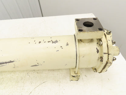 CLB-0914 Oil Cooler Heat Exchanger 4 Pass Shell Tube Type 5.5"x35.5"