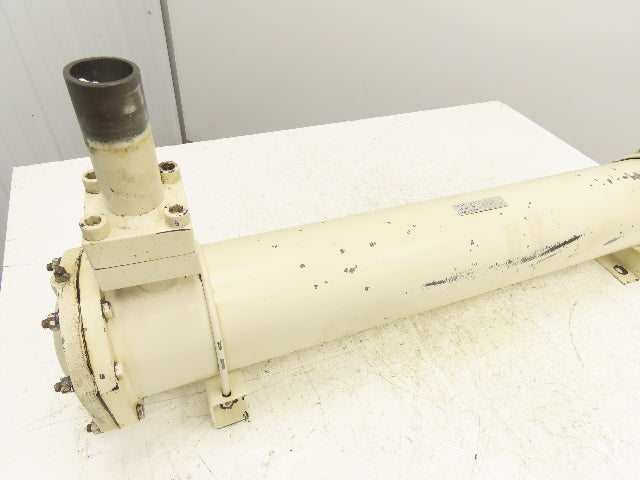 CLB-0914 Oil Cooler Heat Exchanger 4 Pass Shell Tube Type 5.5"x35.5"