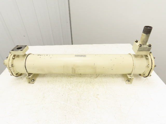 CLB-0914 Oil Cooler Heat Exchanger 4 Pass Shell Tube Type 5.5"x35.5"