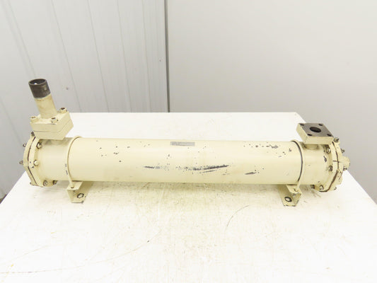 CLB-0914 Oil Cooler Heat Exchanger 4 Pass Shell Tube Type 5.5"x35.5"