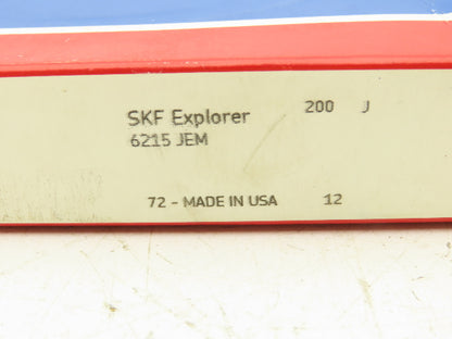 SKF 6215JEM Radial/Deep Groove Ball Bearing 75MM Bore 130MM OD 25MM Width