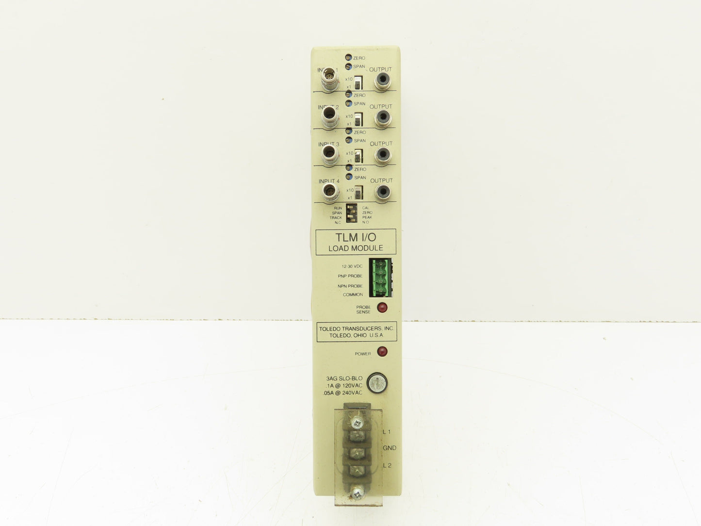 Toledo Transducers TLM-4 Tonnage Monitor TLM I/O Load Module