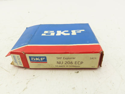 SKF NU206 ECP Cylindrical Roller Bearing 30MM Bore 62MM OD 16MM Width Lot Of 4