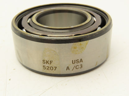 SKF 5207 A/C3 Double Bearing 35MM Bore 72MM OD 27MM Width Lot Of 2