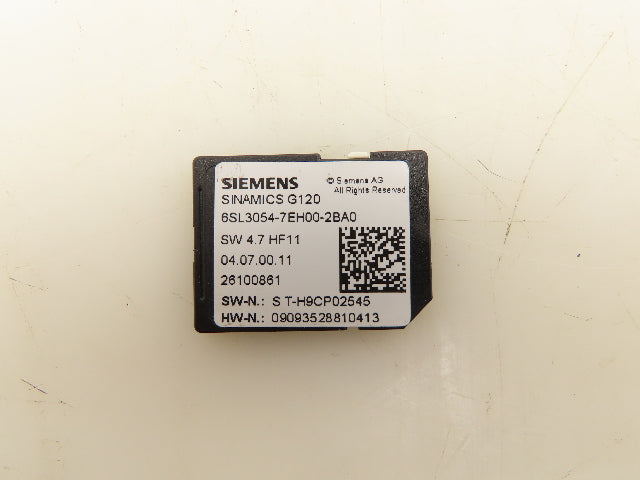 Siemens 6SL3054-7EH00-2BA0 Sinamics G120 SD Data Card Program