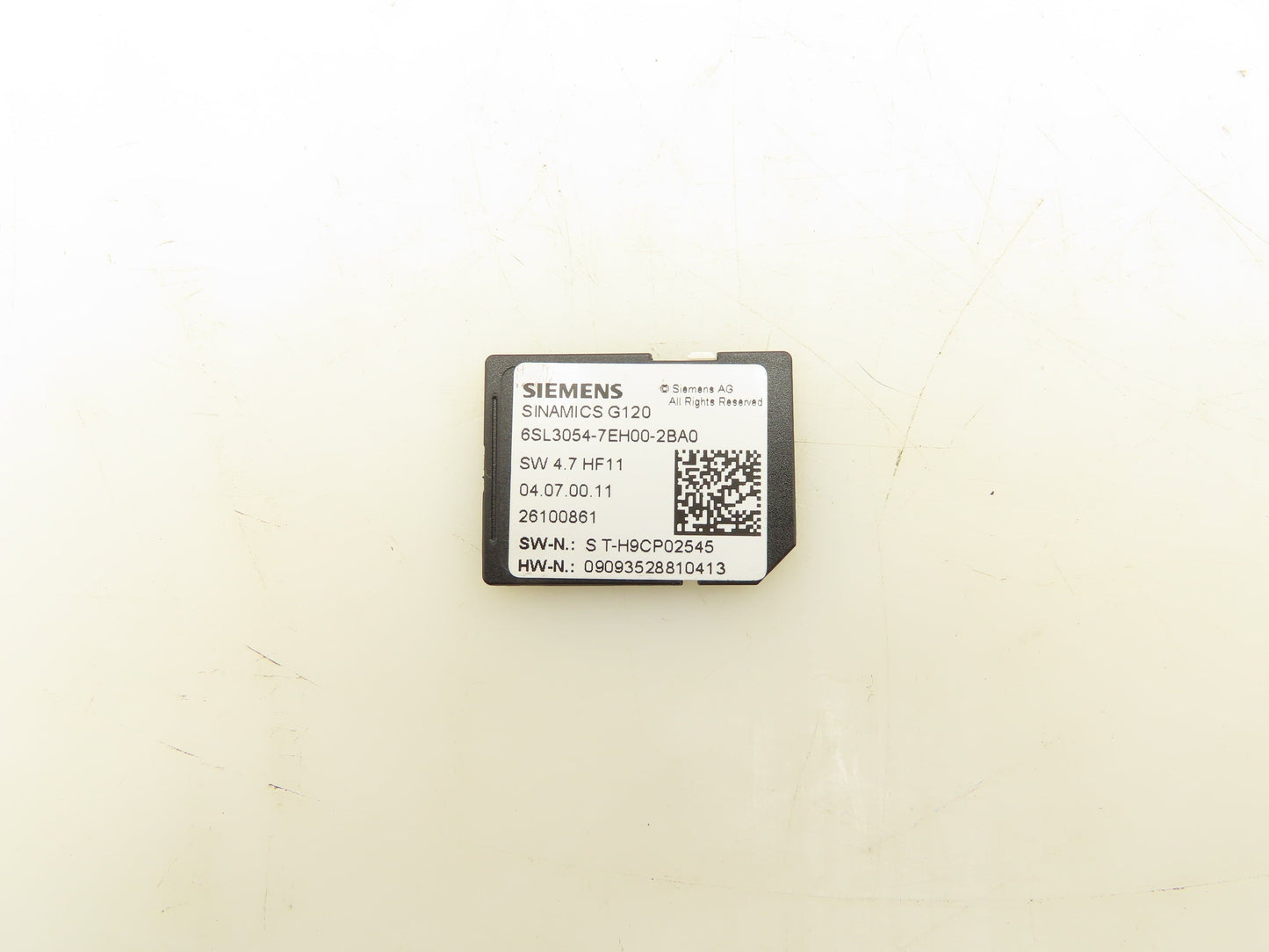 Siemens 6SL3054-7EH00-2BA0 Sinamics G120 SD Data Card Program