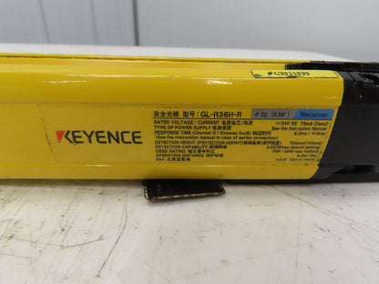 Keyence GL-R36H-T/GL-R36H-R Light Curtain Transmitter & Receiver Set