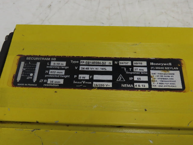 Honeywell FF-SB14E084-S2 Securitram SB Light Curtain Emitter Transmitter