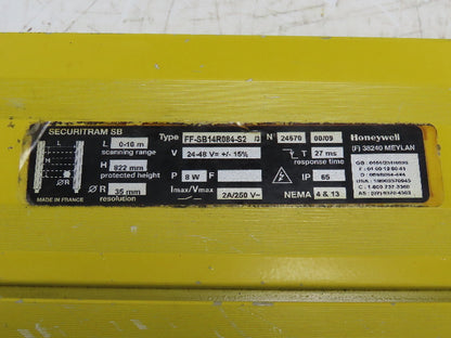 Honeywell FF-SB14R084-S2 Securitram SB Light Curtain Receiver