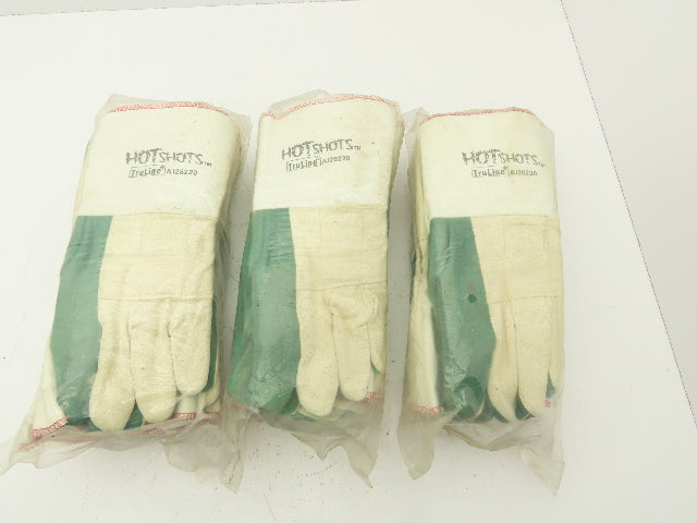 TruLine A126220 Hotshot Hot Mill Heat Resistant Gloves 32oz Large  Lot of 18