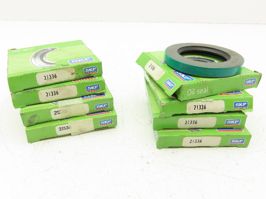 SKF 21336 Single Lip Oil Seal Solid  2.125"ID  3.350"OD 0.438"Width Lot Of 8
