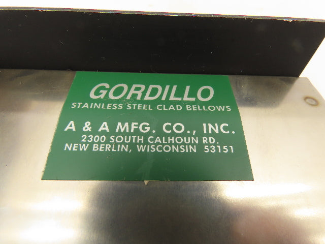 Gordilla Stainless Steel Clad Linear Rail Bellow Accordion Way Cover