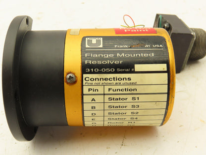 Unico 310-050 Flange Mounted Rotary Resolver Shaft Encoder