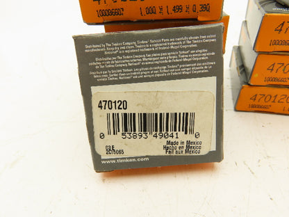 Timken 470120 Nitrile Oil Seal Solid 1.000"ID 1.503"OD 0.390"Width Lot Of 10