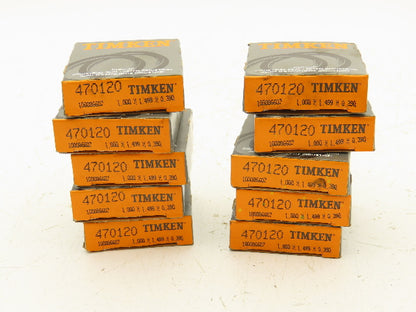Timken 470120 Nitrile Oil Seal Solid 1.000"ID 1.503"OD 0.390"Width Lot Of 10