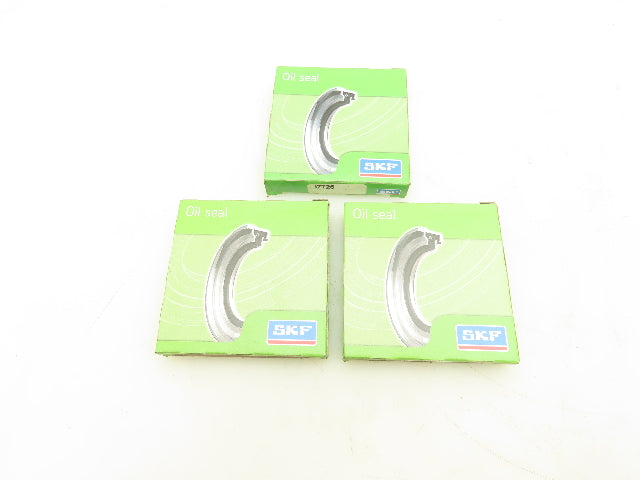 SKF 17726 Single Lip Oil Seal Solid 1.750"ID 3.154"OD 0.313"Width Lot Of 3