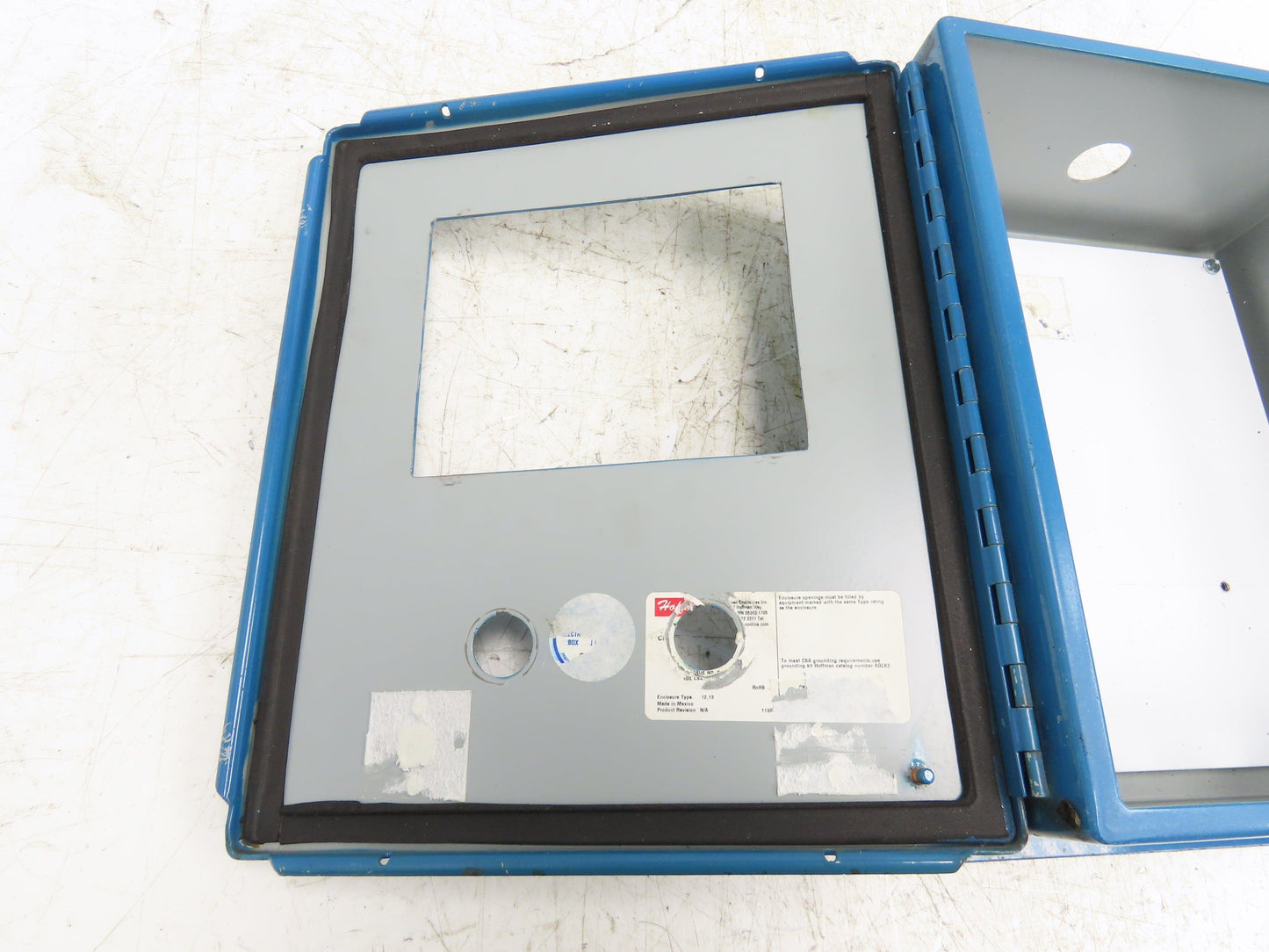 Hoffman A1210CH Industrial Electrical Enclosure With Backplate 12x10x5"