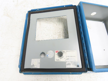 Hoffman A1210CH Industrial Electrical Enclosure With Backplate 12x10x5"