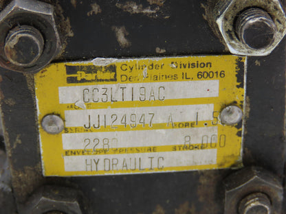 Parker CC3LT19AC 3L Hydraulic Cylinder 1.5" Bore 8" Stroke 2280 PSI Side Lug
