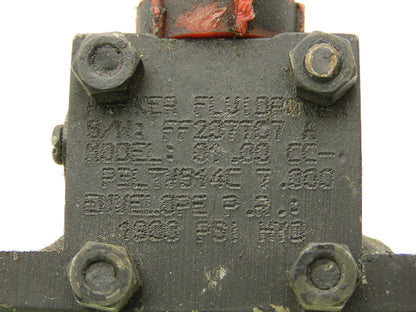 Parker CCP3LTVS14C 3L Hydraulic Cylinder 1" Bore 7" Stroke 1900 PSI Side Lug