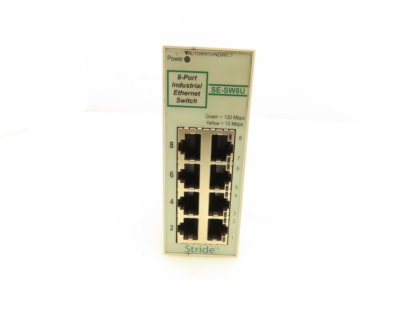 Stride SE-SW8U Automation Direct 8 Port Industrial Ethernet Switch 10-30 VDC
