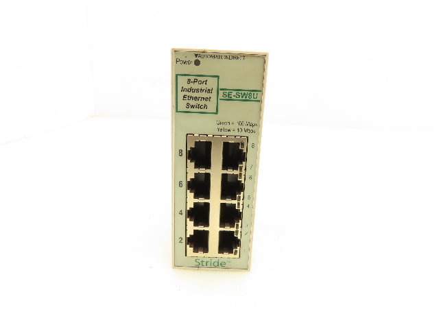 Stride SE-SW8U Automation Direct 8 Port Industrial Ethernet Switch 10-30 VDC